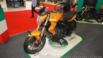 India-bound Benelli TNT 25 displayed at IIMS 2015 - IAB Report