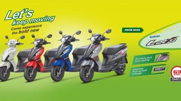 Suzuki Let's scooter now available in dual-tone colors - IAB Report