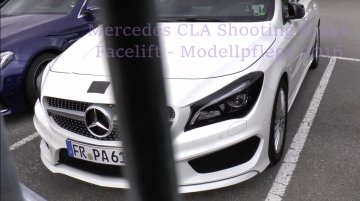 2016 Mercedes CLA (facelift) spied; premieres at GIMS 2016 - Report