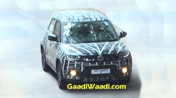 Maruti YBA sub-4m SUV spotted partially undisguised - Spied