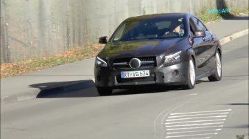 2016 Mercedes CLA (facelift) spotted with minimal camouflage - Spied