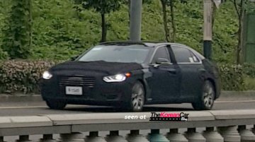 2017 Hyundai Equus shows its silhouette - Spied