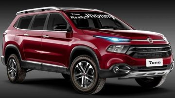 Fiat Toro pick-up imagined as an SUV - Rendering