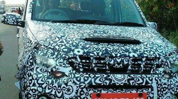 Mahindra Quanto facelift snapped up close in Navi Mumbai - Spied