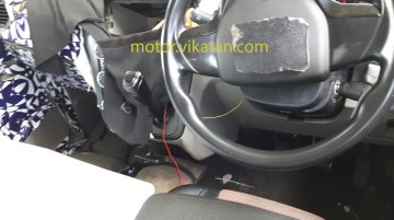 Interior of the Mahindra XUV100 (Mahindra S101) - Spied