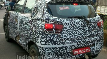 Mahindra S101 (XUV100) caught testing in Nashik by IAB reader - Spied