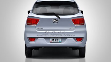 Rear of the Mahindra S101 (Mahindra XUV100) - IAB Rendering