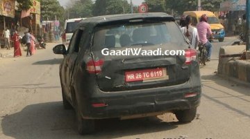 Maruti YBA sub-4m SUV snapped with production taillights - Spied