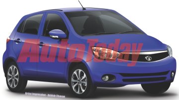 Tata Kite hatchback - Rendering