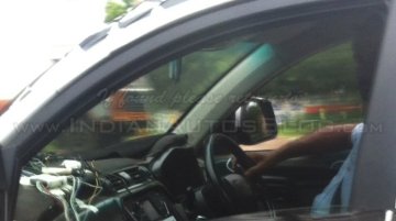 Mahindra S101 interior snapped by IAB reader - Spied