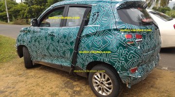 Mahindra S101 snapped with new camouflage and alloy wheels - Spied