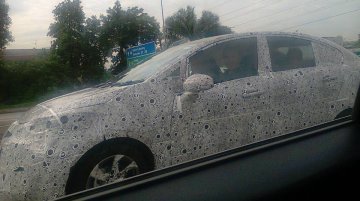 Proton Iriz sedan spotted testing for the first time - Spied