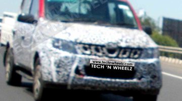 2016 Mahindra Genio (facelift) snapped on test - Spied