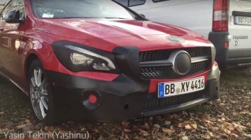 2016 Mercedes CLA (facelift) caught up close - Spied