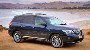 2016 Nissan Pathfinder (facelift) - IAB Rendering