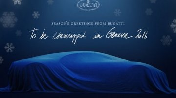 Bugatti Chiron teased on company's greeting card - IAB Report