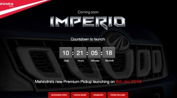 Mahindra Imperio to launch on January 6, 2016 - IAB Report