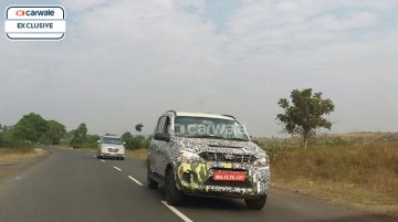 Mahindra Quanto facelift with new front fascia snapped in Nashik - Spied