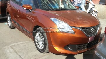 Maruti Baleno with body kit and Ciaz alloys