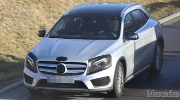 Mercedes GLA facelift with AMG kit spotted nearly undisguised - Spied