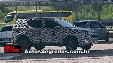 Chevrolet Trailblazer facelift spotted testing in Brazil - Spied