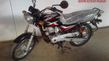 New Bajaj CT100 B variant spotted at a dealership - Spied