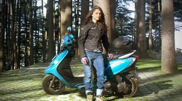 TVS Scooty Zest 110 and the Himalayan Journey*