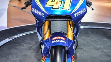 2016 Suzuki GSX-RR MotoGP bike at the Auto Expo 2016