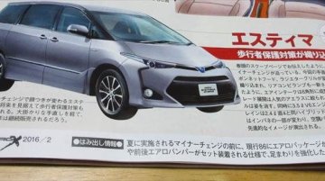 New Toyota Previa rendered in magazine - Rendering