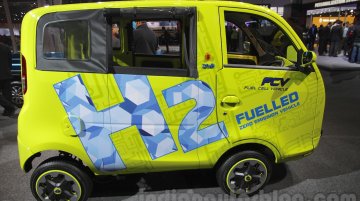 Tata Magic Iris Ziva fuel cell vehicle - Auto Expo 2016