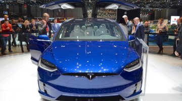 Tesla Model X at 2016 Geneva Motor Show