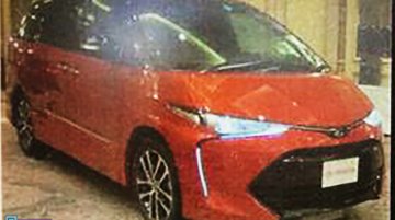 2016 Toyota Previa (Estima) facelift leaked - Report