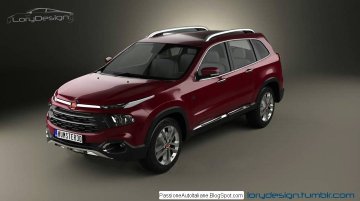 Fiat C-SUV (Toyota Fortuner-rival) - Rendering