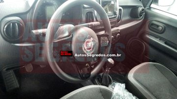 Fiat Mobi interior spied yet again