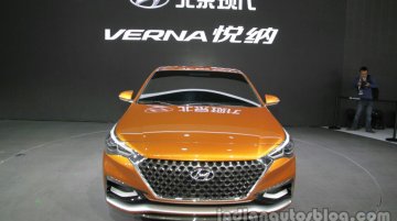 Next generation Hyundai Verna Concept at the Auto China 2016