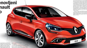 New rendering of the 2016 Renault Clio (facelift) shows what's in store