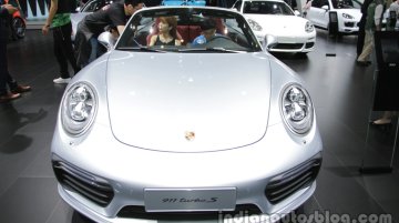 Porsche 911 Turbo S Cabriolet at Auto China 2016