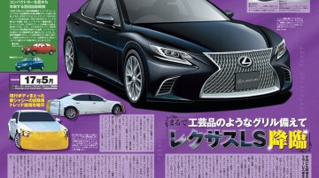 2018 Lexus LS rendered, to debut in early 2017 - Report