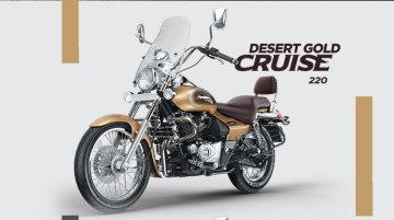 Bajaj Avenger Cruise 220 launched in Desert Gold colour