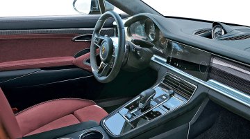 Interior of the 2017 Porsche Panamera rendered