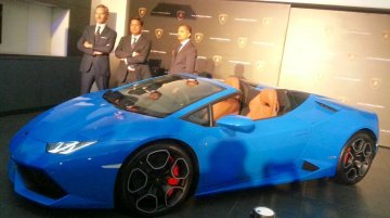 Lamborghini Huracan Spyder launched in India at INR 3.89 crore