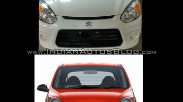 Maruti Alto 800 facelift (Old vs New)