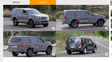 Nissan Navara based SUV spotted testing for the first time