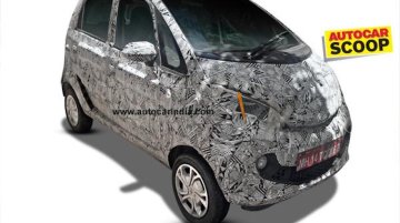 Tata Nano Pelican spied for the first time