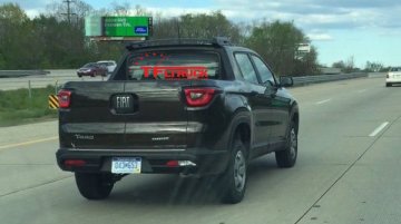 Fiat Toro pickup spotted testing in the USA