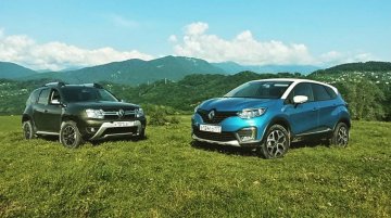 India-bound Renault Kaptur snapped with Renault Duster