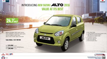 Maruti Alto 800 facelift launched in Sri Lanka at INR 9.33 Lakhs