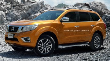 Nissan Navara-based SUV - Rendering