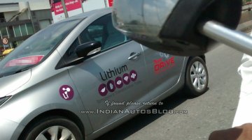 Renault Zoe EV spied in Bangalore