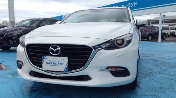 2016 Mazda3 (facelift) spied up-close revealing design changes